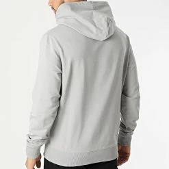 Acheter 😍 Sweat Capuche Matt Shine Split Logo 8283 Gris de Calvin Klein ✨ -Calvin Klein Soldes Magasin calvin klein 295811 K10K108283 PTA 20211220T161252 04