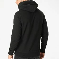 Bon marché 😀 Sweat Capuche Matt Shine Split Logo 8283 Noir de Calvin Klein 🌟 -Calvin Klein Soldes Magasin calvin klein 295812 K10K108283 BEH 20211220T161540 04