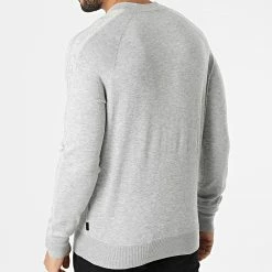 Coupon 😍 Pull A Bandes Logo Jacquard 8143 Gris Chiné de Calvin Klein ✨ -Calvin Klein Soldes Magasin calvin klein 295817 K10K108143 P4A 20211220T162356 04