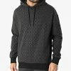 Promo 😀 Sweat Capuche Comfort Allover Logo 8448 Noir de Calvin Klein 💯
