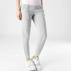 Tout neuf 💯 Pantalon Jogging Femme QS5716E Gris Chiné Rose de Calvin Klein 😍 -Calvin Klein Soldes Magasin calvin klein 296582 QS5716E XRQ 20220103T163231 03