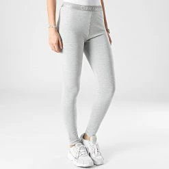 Nouveau ✔️ Legging Femme QS6758E Gris Chiné de Calvin Klein 😉 -Calvin Klein Soldes Magasin calvin klein 296586 QS6758E P7A 20220103T163250 03