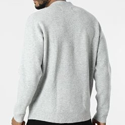 Grosses soldes 🔥 Pull Two Tone Monogram 9662 Gris Chiné de Calvin Klein 🤩 -Calvin Klein Soldes Magasin calvin klein 296671 J30J319662 P01 20220322T142936 04