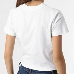 Acheter ✔️ Tee 👕 Shirt Femme Shrunken Institutional 7713 Blanc de Calvin Klein ❤️ 7 Acheter ✔️ Tee 👕 Shirt Femme Shrunken Institutional 7713 Blanc de Calvin Klein ❤️ -Calvin Klein Soldes Magasin calvin klein 297655 J20J217713 YAF 20220111T160008 04
