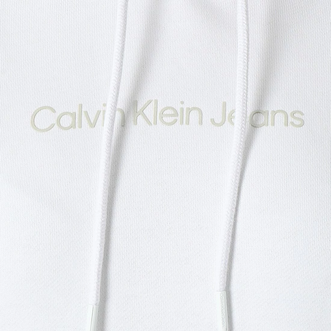 Coupon 😉 Sweat Capuche Femme Shrunken Institutional 7744 Blanc de Calvin Klein 💯 2 Coupon 😉 Sweat Capuche Femme Shrunken Institutional 7744 Blanc de Calvin Klein 💯 – Image 2