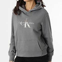 Les meilleures critiques de ⌛ Sweat Capuche Femme 7784 Gris de Calvin Klein 🤩 -Calvin Klein Soldes Magasin calvin klein 297674 J20J217784 PTP 20220114T151120 03