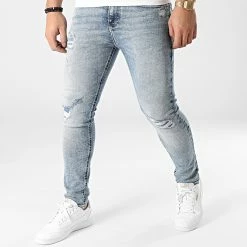 Nouveau 😀 Jean Skinny 9867 Bleu Wash de Calvin Klein 👏