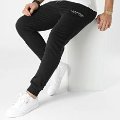 Meilleur prix ✔️ Pantalon Jogging Logo Coordinates 8945 Noir de Calvin Klein ⭐ -Calvin Klein Soldes Magasin calvin klein 298041 K10K108945 BEH 20220124T155852 03