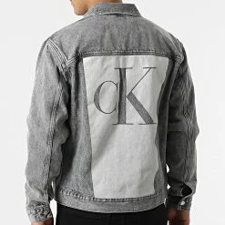 Tout neuf 🎉 Veste Jean Regular 9797 Gris Chiné de Calvin Klein 😀 -Calvin Klein Soldes Magasin calvin klein 298214 J30J319797 1BZ 20220117T161928 04