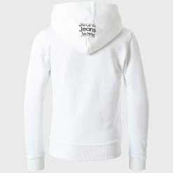 Top 10 🎁 Sweat Capuche Enfant Institutional Cutoff Logo 1160 Blanc de Calvin Klein 🧨 -Calvin Klein Soldes Magasin calvin klein 298432 IB0IB01160 YAF 20220118T160505 04