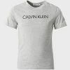 Le moins cher 🧨 Tee 👕 Shirt Enfant Institutional 0347 Gris Chiné de Calvin Klein ⌛