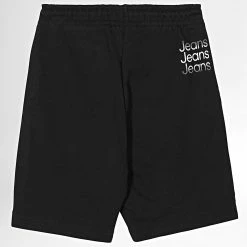 Bon marché 🧨 Short Jogging Enfant Institutional Cutoff 1175 Noir de Calvin Klein 🎉 -Calvin Klein Soldes Magasin calvin klein 298460 IB0IB01175 BEH 20220126T160838 04