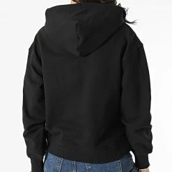Top 10 🎉 Sweat Capuche Femme Crop Stacked Logo 8048 Noir de Calvin Klein 😀 -Calvin Klein Soldes Magasin calvin klein 299336 J20J218048 BEH 20220125T160506 04