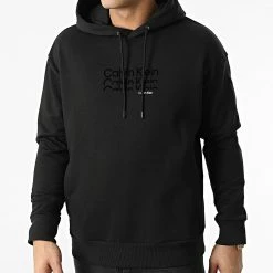 Meilleur prix 💯 Sweat Capuche Triple Logo Flock 8929 Noir de Calvin Klein ⌛ 6 Meilleur prix 💯 Sweat Capuche Triple Logo Flock 8929 Noir de Calvin Klein ⌛ -Calvin Klein Soldes Magasin calvin klein 299395 K10K108929 BEH 20220126T145647 03