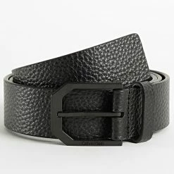 Bon marché 👏 Ceinture Vital Faceted 8745 Noir de Calvin Klein 🎁