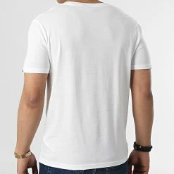 Meilleure affaire 😉 Tee 👚 Shirt Relaxed Crew 0763 Blanc de Calvin Klein 👍 -Calvin Klein Soldes Magasin calvin klein 299969 KM0KM00763 YCD 20220401T084536 04