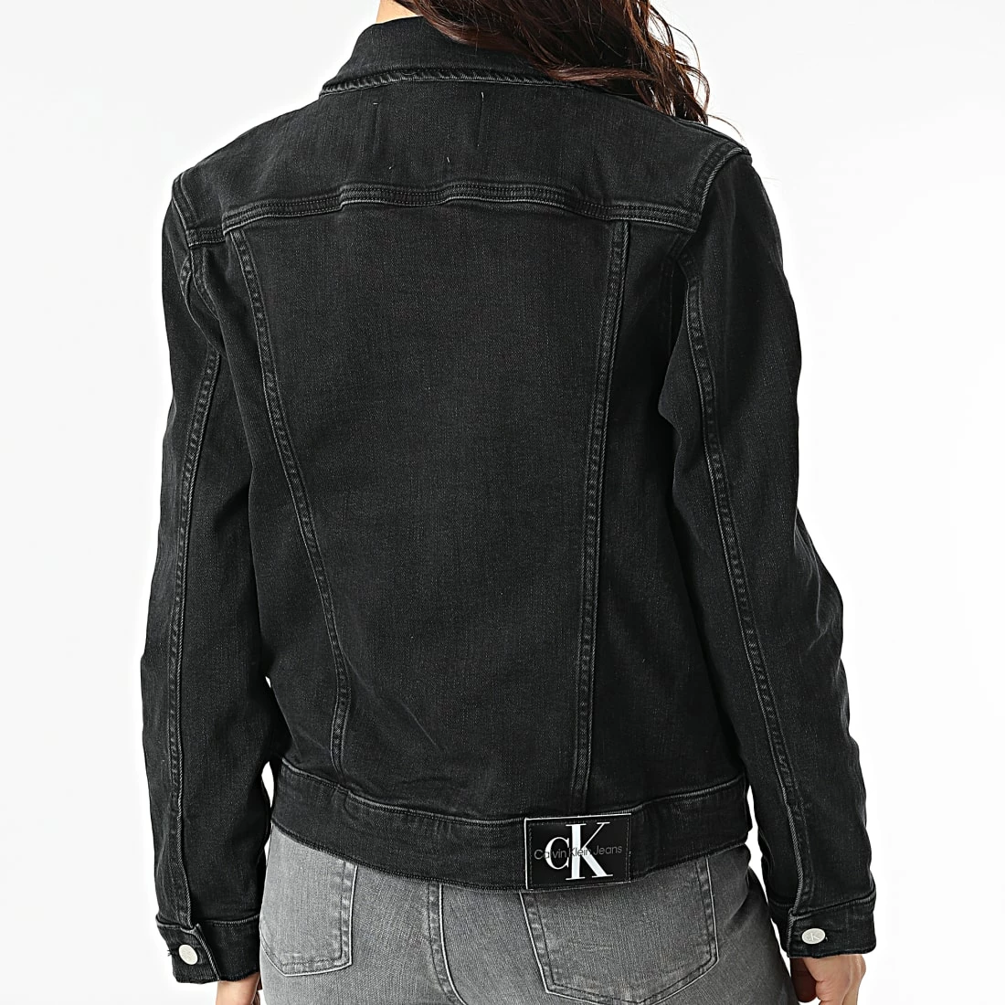 Offres 🥰 Veste Jean Femme 7816 Noir de Calvin Klein 🔥 4 Offres 🥰 Veste Jean Femme 7816 Noir de Calvin Klein 🔥 – Image 4