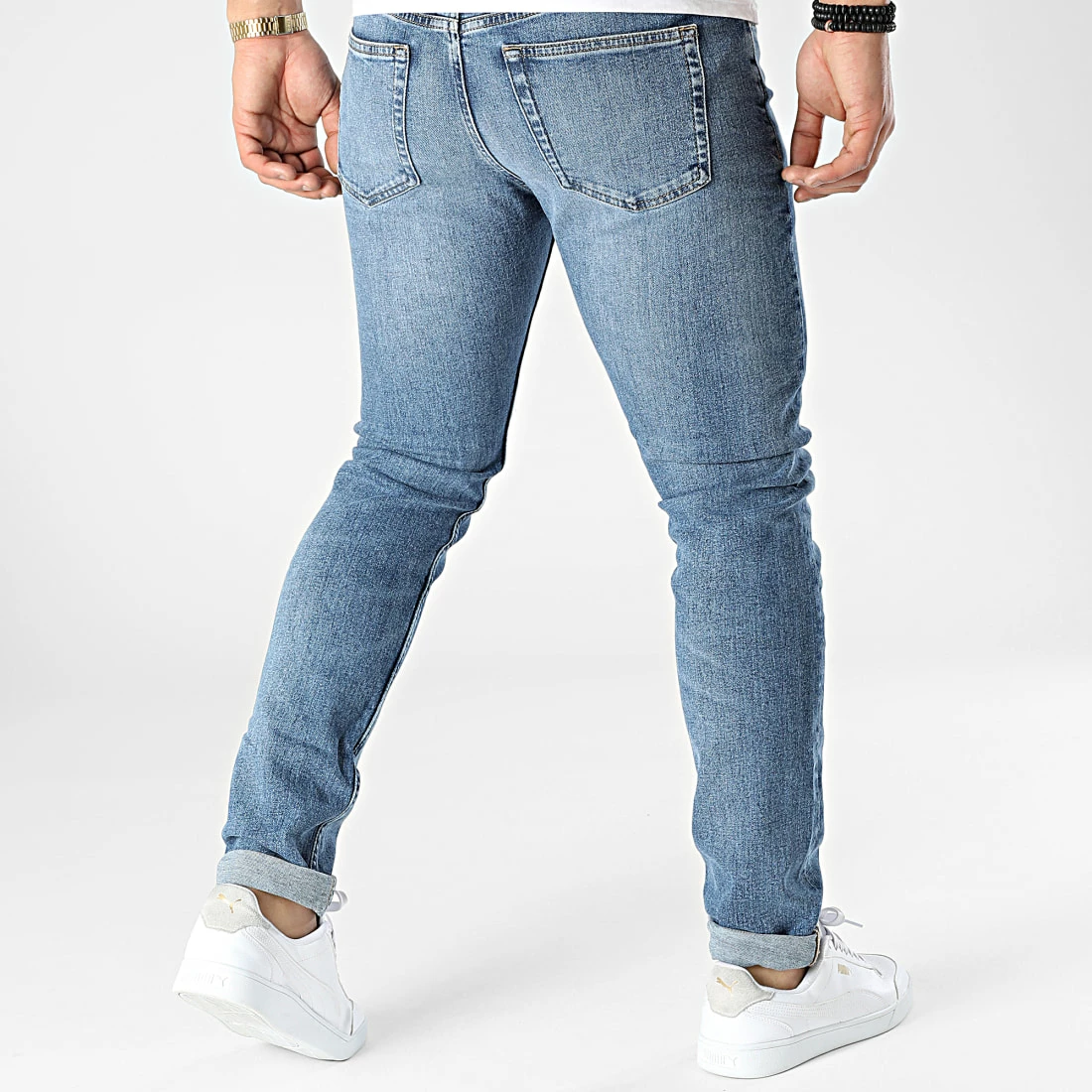 Grosses soldes 🔥 Jean Slim 0450 Bleu Denim de Calvin Klein 🎉 4 Grosses soldes 🔥 Jean Slim 0450 Bleu Denim de Calvin Klein 🎉 – Image 4