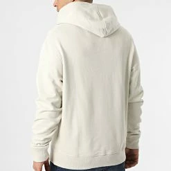 Meilleur prix 😍 Sweat Capuche Stacked Logo 0604 Beige de Calvin Klein 😍 -Calvin Klein Soldes Magasin calvin klein 301435 J30J320604 ACF 20220207T162312 04