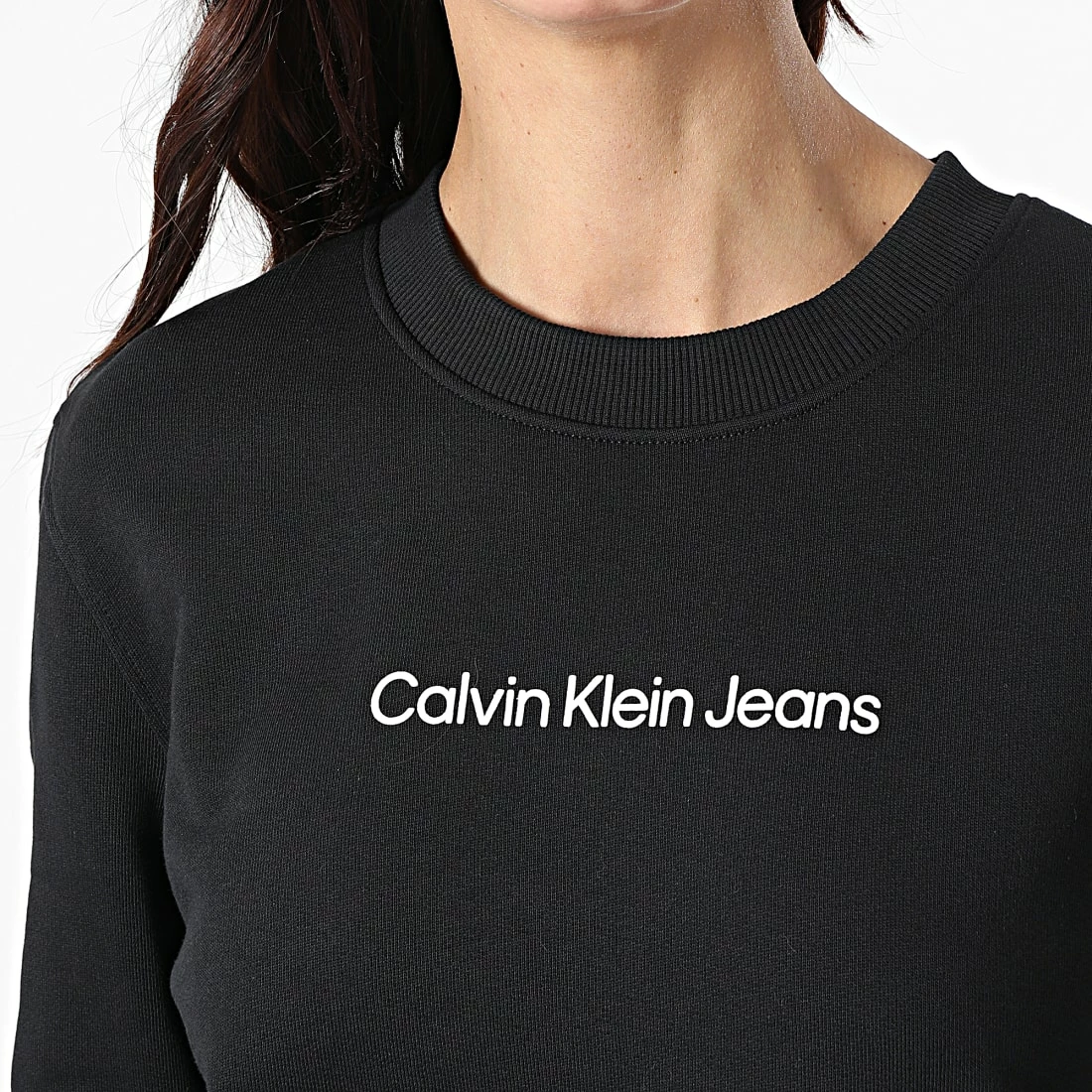 Meilleure affaire 🌟 Sweat Crewneck Femme 8052 Noir de Calvin Klein 😉 2 Meilleure affaire 🌟 Sweat Crewneck Femme 8052 Noir de Calvin Klein 😉 – Image 2