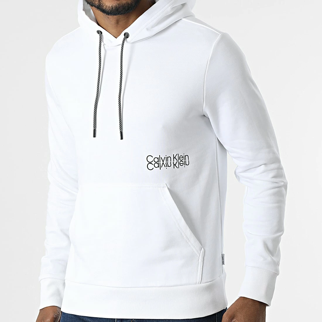 Meilleur prix ❤️ Sweat Capuche 8866 Blanc de Calvin Klein 🛒 1 Meilleur prix ❤️ Sweat Capuche 8866 Blanc de Calvin Klein 🛒