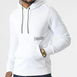 Meilleur prix ❤️ Sweat Capuche 8866 Blanc de Calvin Klein 🛒 6 Meilleur prix ❤️ Sweat Capuche 8866 Blanc de Calvin Klein 🛒 -Calvin Klein Soldes Magasin calvin klein 302570 K10K108866 YAF 20220214T161903 03