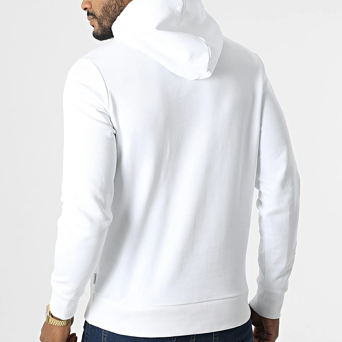 Meilleur prix ❤️ Sweat Capuche 8866 Blanc de Calvin Klein 🛒 4 Meilleur prix ❤️ Sweat Capuche 8866 Blanc de Calvin Klein 🛒 – Image 4