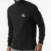 Acheter 🌟 Sweat Col Zippé 0026 Noir de Calvin Klein ❤️