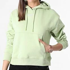 Meilleure vente ❤️ Sweat Capuche Femme 8048 Vert de Calvin Klein ✨