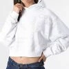Les meilleures critiques de 🥰 Sweat Capuche Femme Crop 8101 Blanc de Calvin Klein ⭐