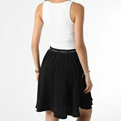 Le moins cher 😀 Robe Femme 8348 Blanc Noir de Calvin Klein 👍 -Calvin Klein Soldes Magasin calvin klein 304160 J20J218348 YAF 20220325T132106 04