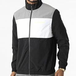 De gros 🔔 Veste Zippée Bold Colorblock 0612 Blanc Gris Noir de Calvin Klein 🧨 -Calvin Klein Soldes Magasin calvin klein 305152 J30J320612 BEH 20220228T152815 03