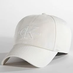 Budget 👍 Casquette Femme Monogram 6624 Beige de Calvin Klein ⌛
