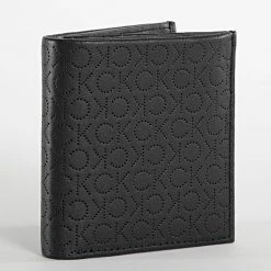 Coupon 🤩 Portefeuille Perfed Trifold 8410 Noir de Calvin Klein 🧨