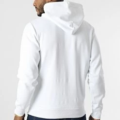 Meilleure affaire ⌛ Sweat Capuche Interlock Micro Logo 9432 Blanc de Calvin Klein 🎁 -Calvin Klein Soldes Magasin calvin klein 305721 K10K109432 YAF 20220228T154327 04