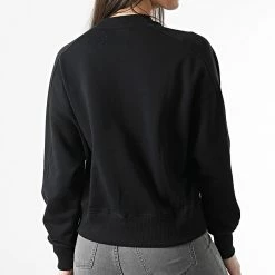 Le moins cher 🎉 Sweat Crewneck Femme 8164 Noir de Calvin Klein 😀 -Calvin Klein Soldes Magasin calvin klein 308417 J20J218164 BEH 20220310T161246 04