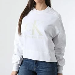 Les meilleures critiques de 😀 Sweat Crewneck Femme 8164 Blanc de Calvin Klein 🧨