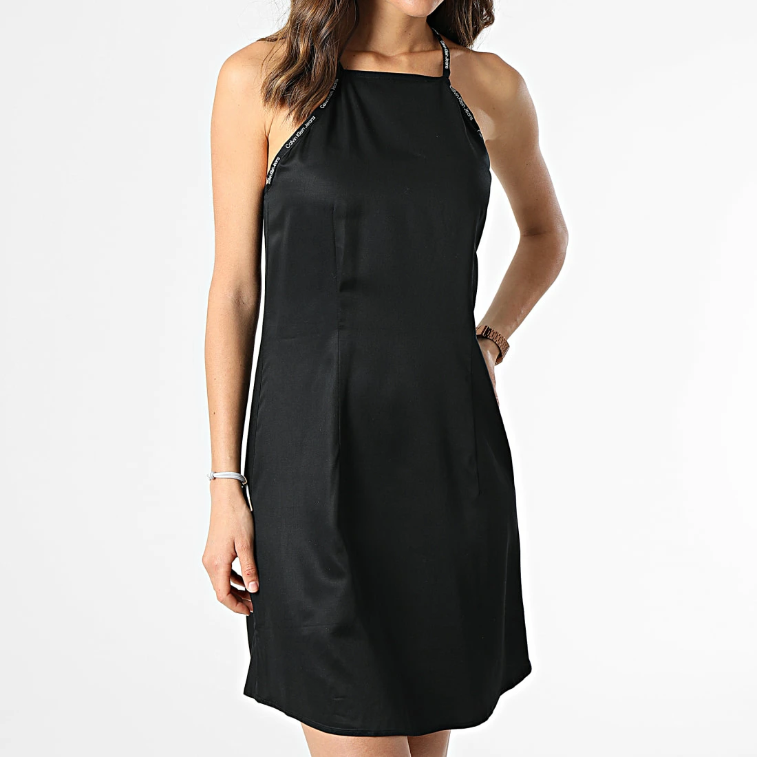 Sortie 🎉 Robe Femme 8349 Noir de Calvin Klein 🔥 3 Sortie 🎉 Robe Femme 8349 Noir de Calvin Klein 🔥 – Image 3