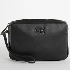 Meilleure affaire 😀 Pochette Femme Foundation 8687 Noir de Calvin Klein 💯