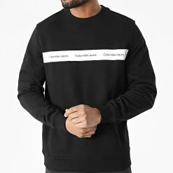 Nouveau 🎉 Sweat Crewneck Contrast Instit Stripe 0623 Noir de Calvin Klein 🔥 6 Nouveau 🎉 Sweat Crewneck Contrast Instit Stripe 0623 Noir de Calvin Klein 🔥 -Calvin Klein Soldes Magasin calvin klein 310753 J30J320623 BEH 20220325T132035 03