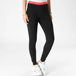 Bon marché 🔔 Pantalon Jogging Femme QS6426E Noir de Calvin Klein 😀 -Calvin Klein Soldes Magasin calvin klein 311001 QS6426E 1W9 20220408T145132 03