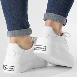 Acheter 🛒 Baskets Femme Vulcan Lace Up 0797 White Mono Mix de Calvin Klein 🎉 -Calvin Klein Soldes Magasin calvin klein 312287 HW0HW00797 0LE 20220405T154848 04