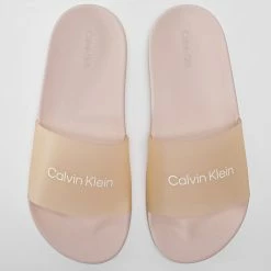 Sortie ⭐ Claquettes Femme Pool Slide Rubber 0858 Spring Rose de Calvin Klein 🛒 -Calvin Klein Soldes Magasin calvin klein 312288 HW0HW00858 TER 20220415T162036 04