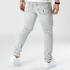 Remise ⭐ Jean Slim 0451 Gris Clair de Calvin Klein 😀 -Calvin Klein Soldes Magasin calvin klein 312378 J30J320451 1A4 20220401T160540 04