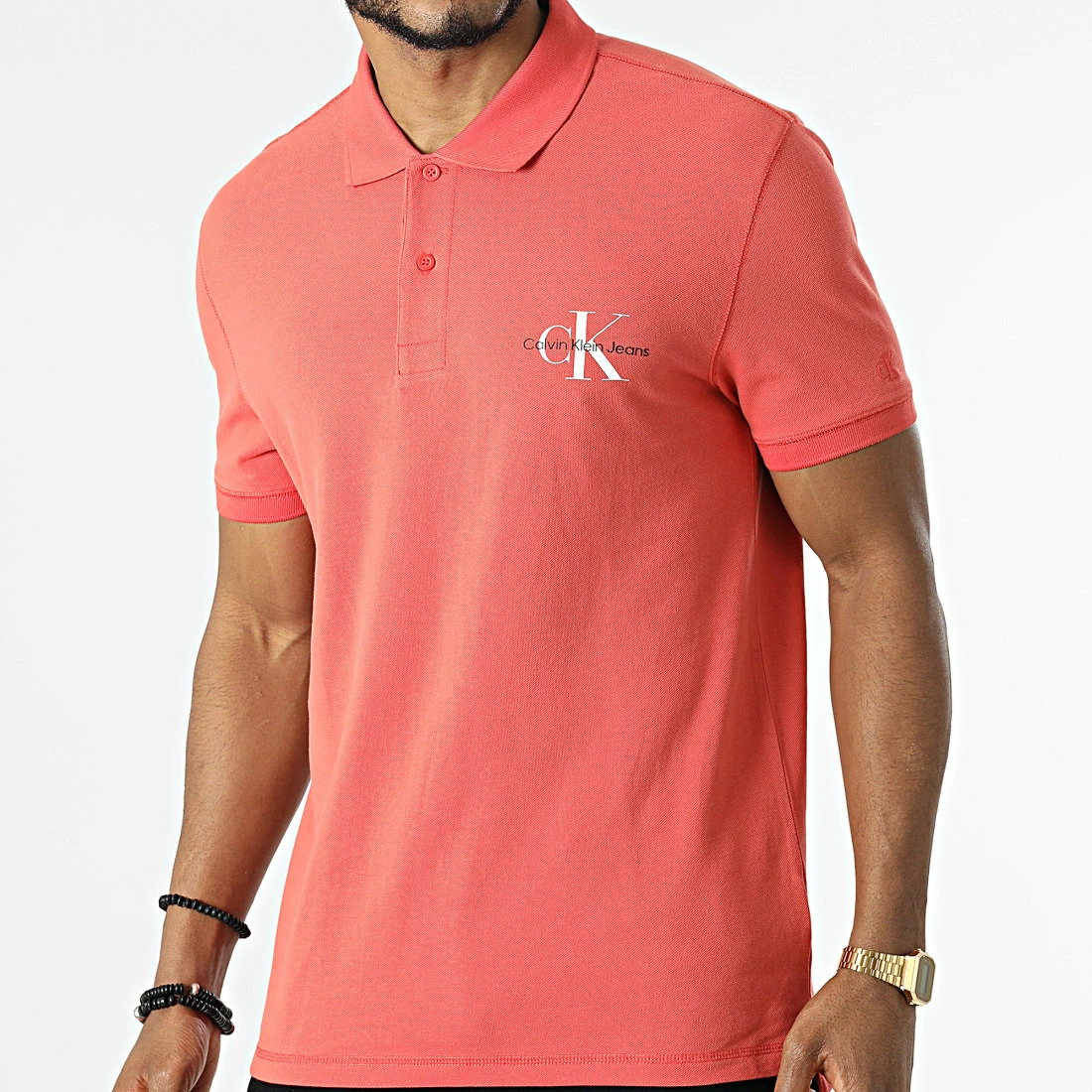 Meilleure vente 🛒 Polo A Manches Courtes J30J320089 Corail de Calvin Klein 🎁 1 Meilleure vente 🛒 Polo A Manches Courtes J30J320089 Corail de Calvin Klein 🎁