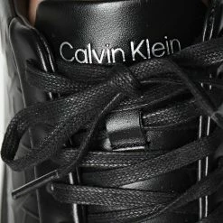 Bon marché 🔥 Baskets Low Top Lace Up 0641 Triple Black de Calvin Klein ✔️ -Calvin Klein Soldes Magasin calvin klein 314283 HM0HM00641 00U 20220413T155840 03