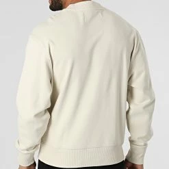 Nouveau 😀 Sweat Crewneck J30J320032 Beige de Calvin Klein 🔥 -Calvin Klein Soldes Magasin calvin klein 314415 J30J320032 ACF 20220414T161553 04