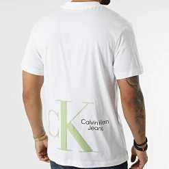 Coupon 🎁 Tee 👕 Shirt 0196 Beige Clair de Calvin Klein 🛒 -Calvin Klein Soldes Magasin calvin klein 314888 J30J320196 YAF 20220421T135845 04