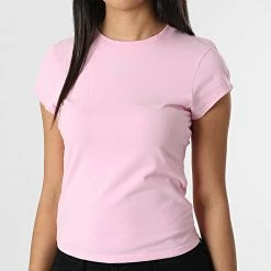 Offres 😉 Tee 👚 Shirt Femme 8707 Rose de Calvin Klein 🛒 -Calvin Klein Soldes Magasin calvin klein 315527 J20J218707 TOE 20220429T161502 03