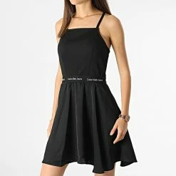 Sortie 😉 Robe Femme 9016 Noir de Calvin Klein ⌛